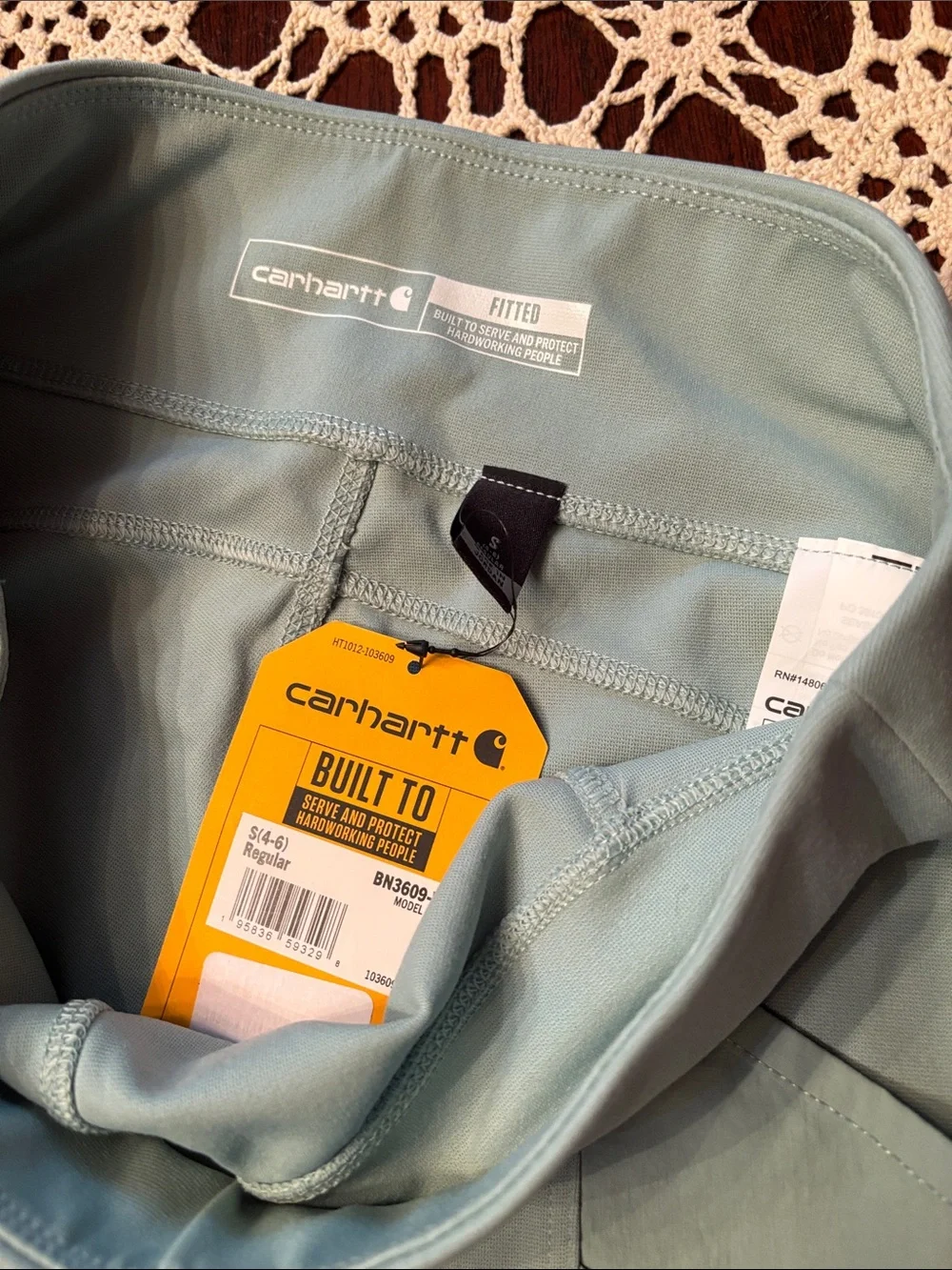 Carhartt Sage Green Performance Athletic Leggings - Picture 8 of 9